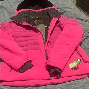 Helly Hansen Fuchsia Jacket with Black Accents